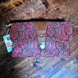 NWT Authentic paisley bag w/adjustable straps